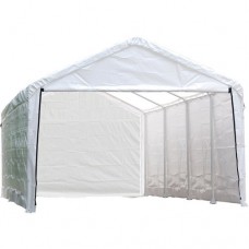 Super Max 10' x 20' White Canopy Enclosure Kit Fits 2" Frame   554795003